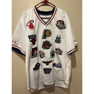 Vintage Large NBA Custom Logo Jersey Large